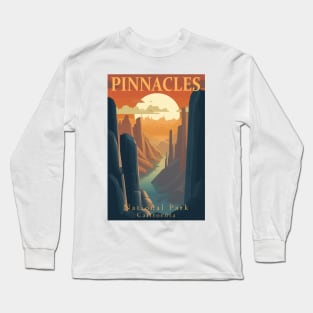 Pinnacles National Park Travel Poster Long Sleeve T-Shirt